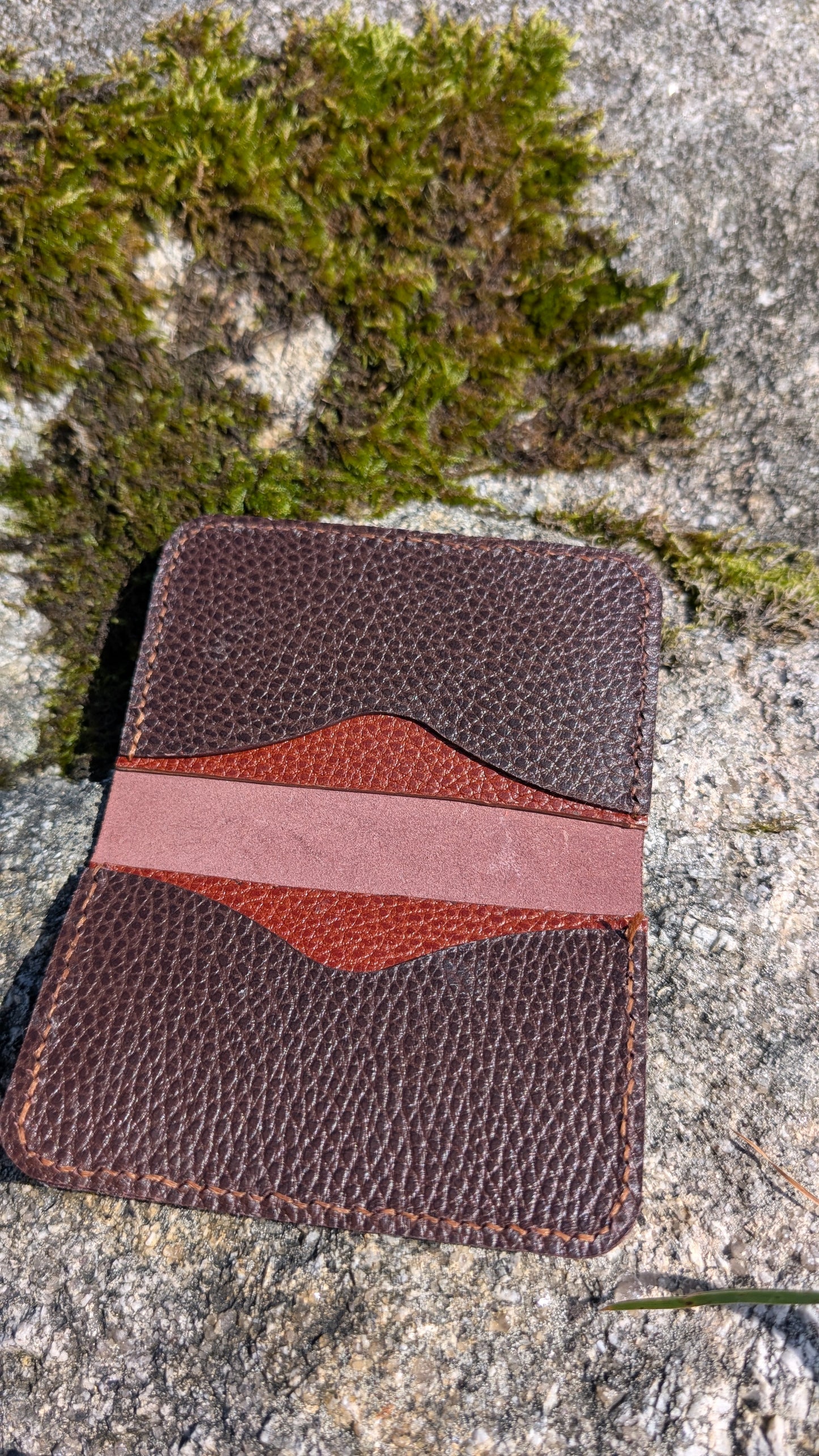 Handmade 4 pocket leather wallet