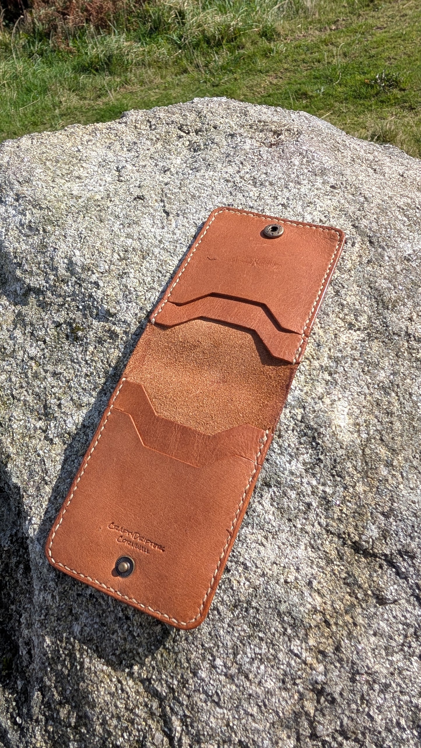 Handmade Italian Leather folding wallet