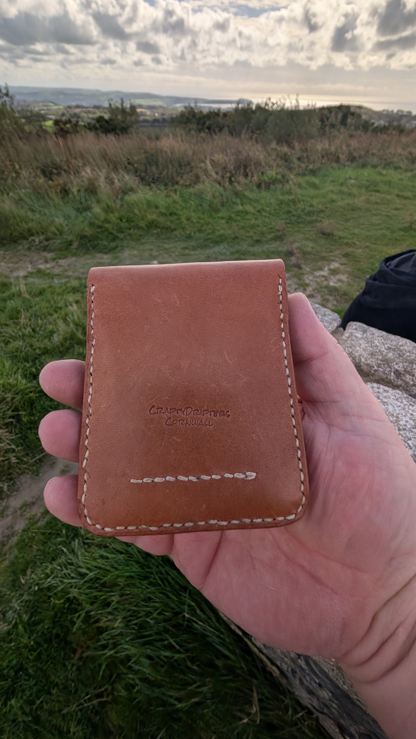 Handmade Italian Leather folding wallet