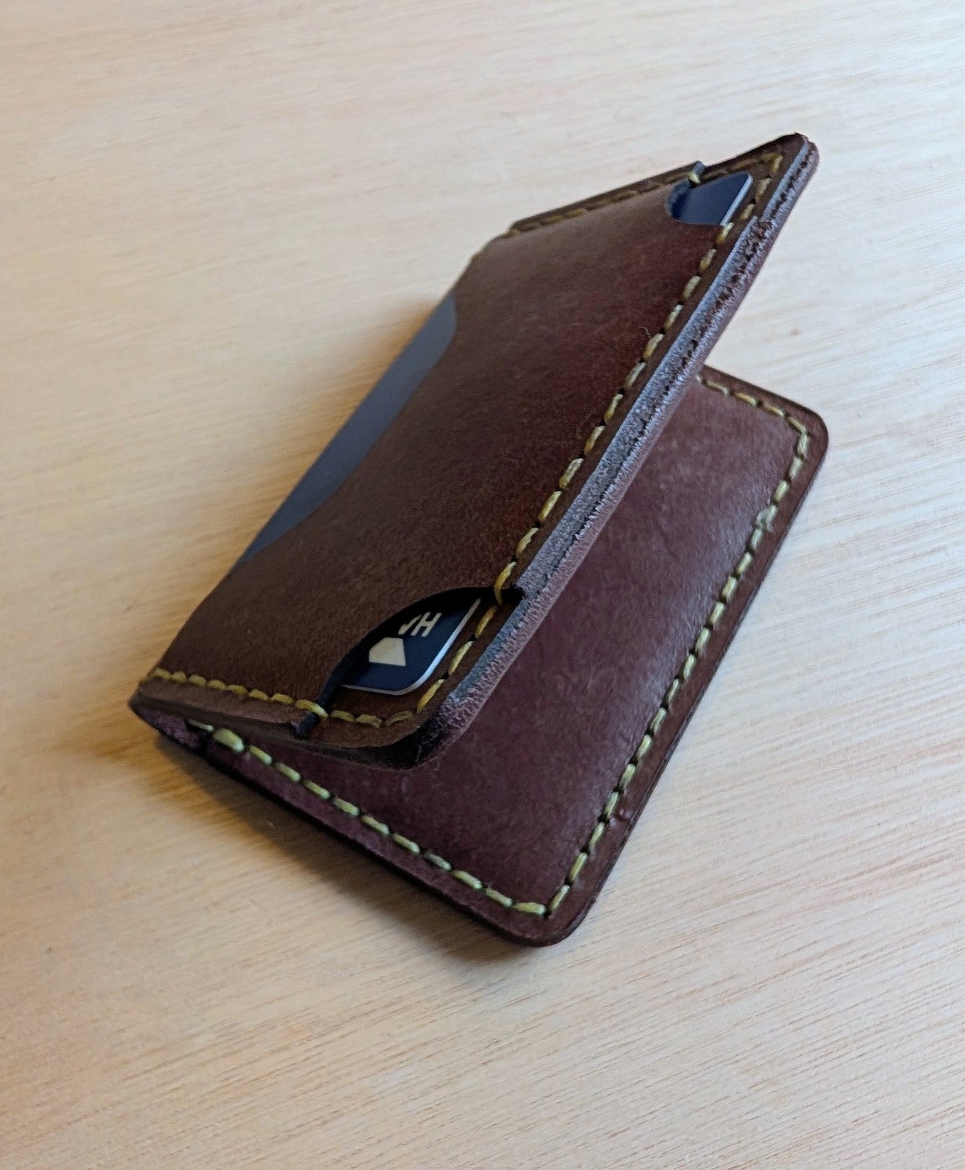 Handmade Leather Folding Wallet