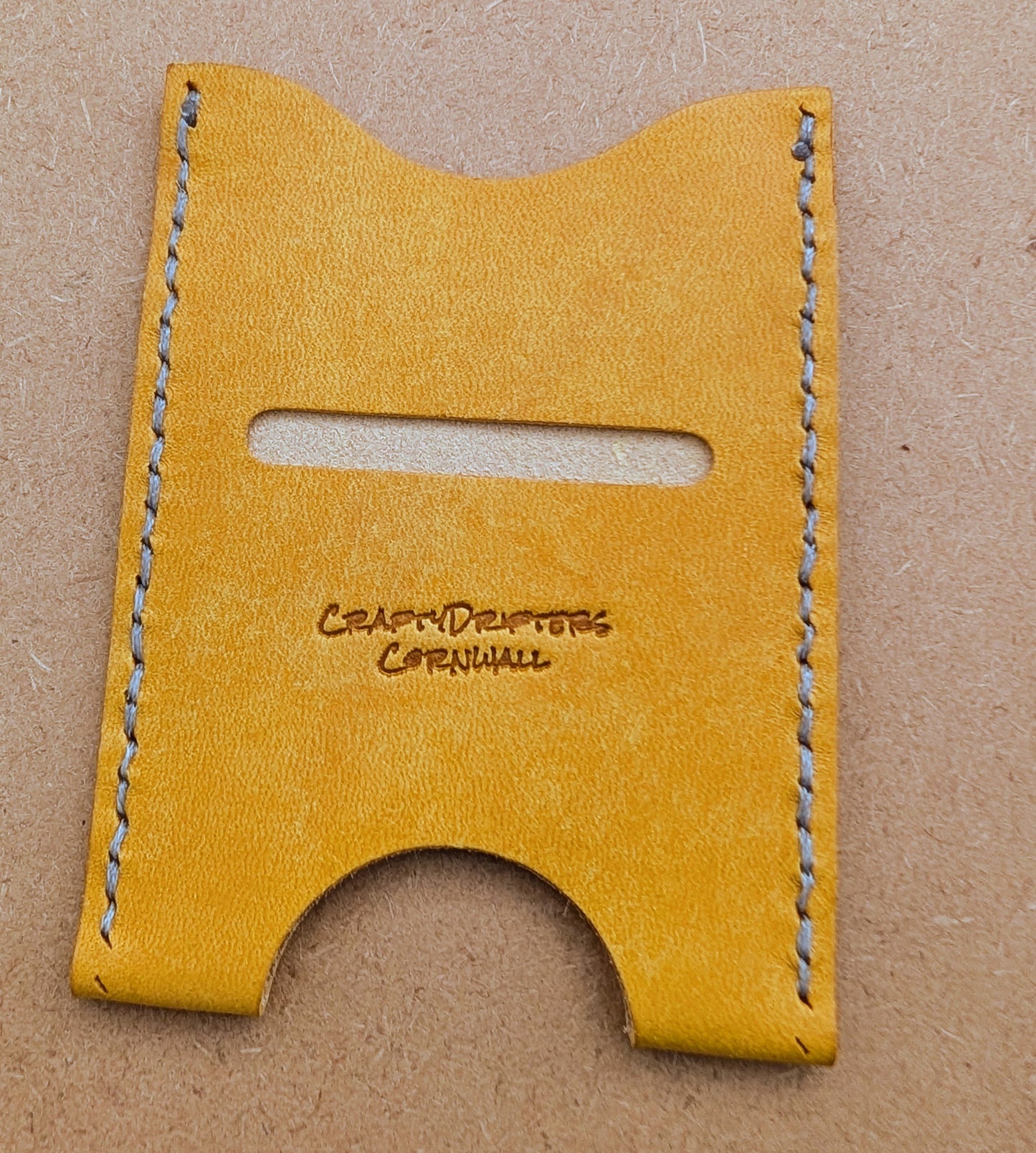 Handmade minimilist card/cash sleeve