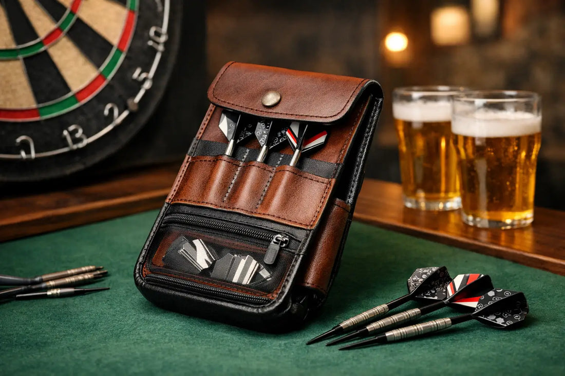 Leather Darts Case UK for League Match Nights