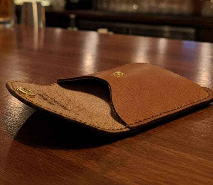 Minimalist Handmade Leather Coin Purses & Pouches - CraftyDrifters Cornwall