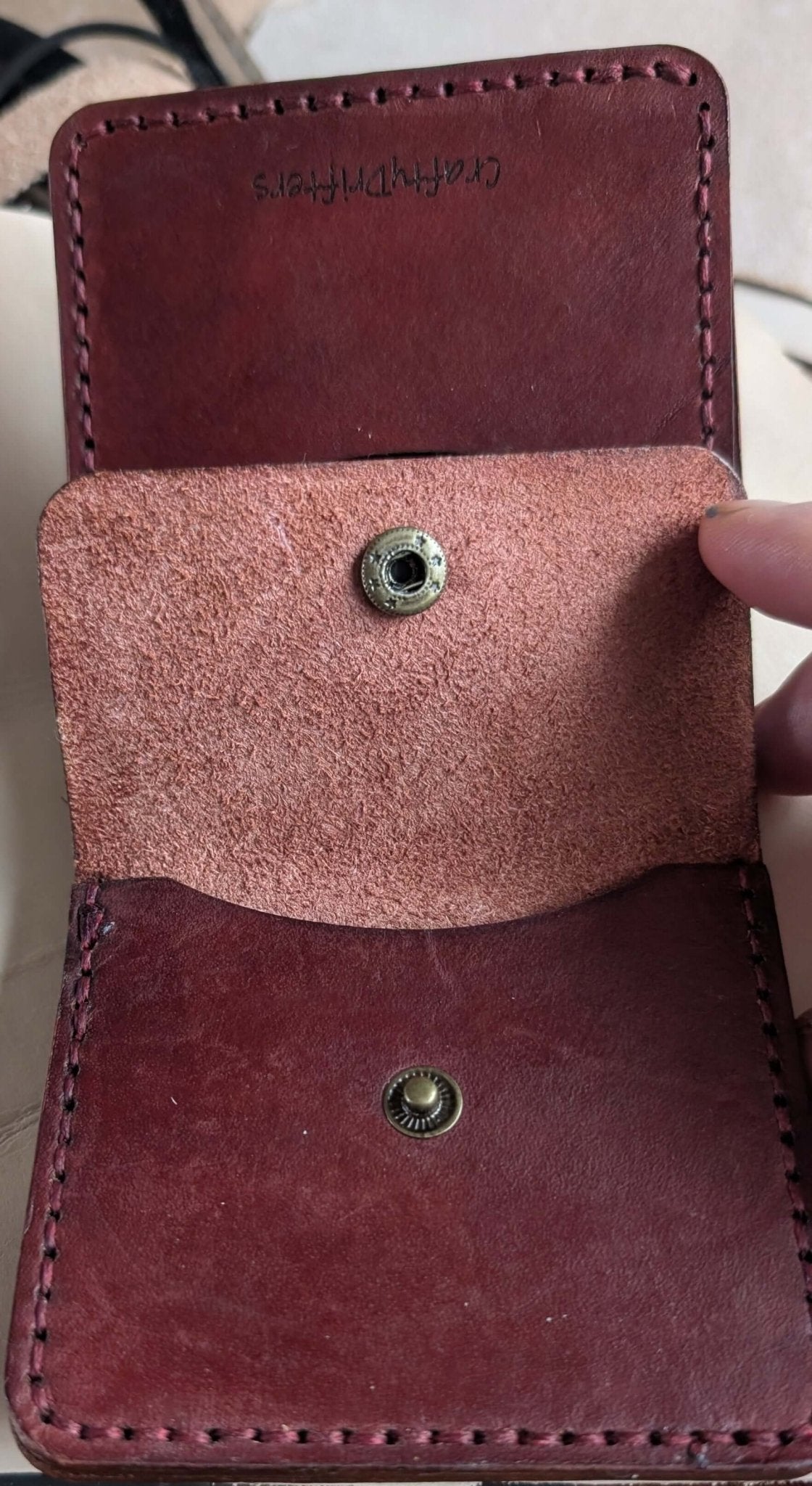BI - Fold Wallet with coin purse - CraftyDrifters Cornwall