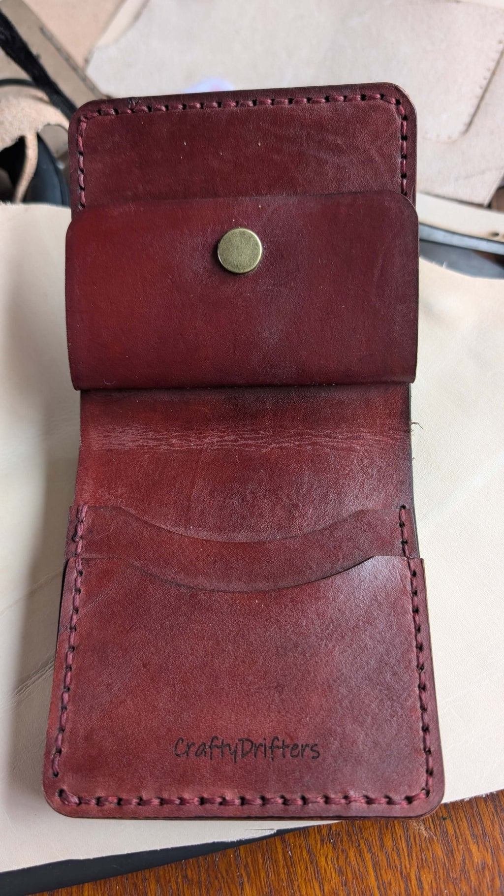 BI - Fold Wallet with coin purse - CraftyDrifters Cornwall