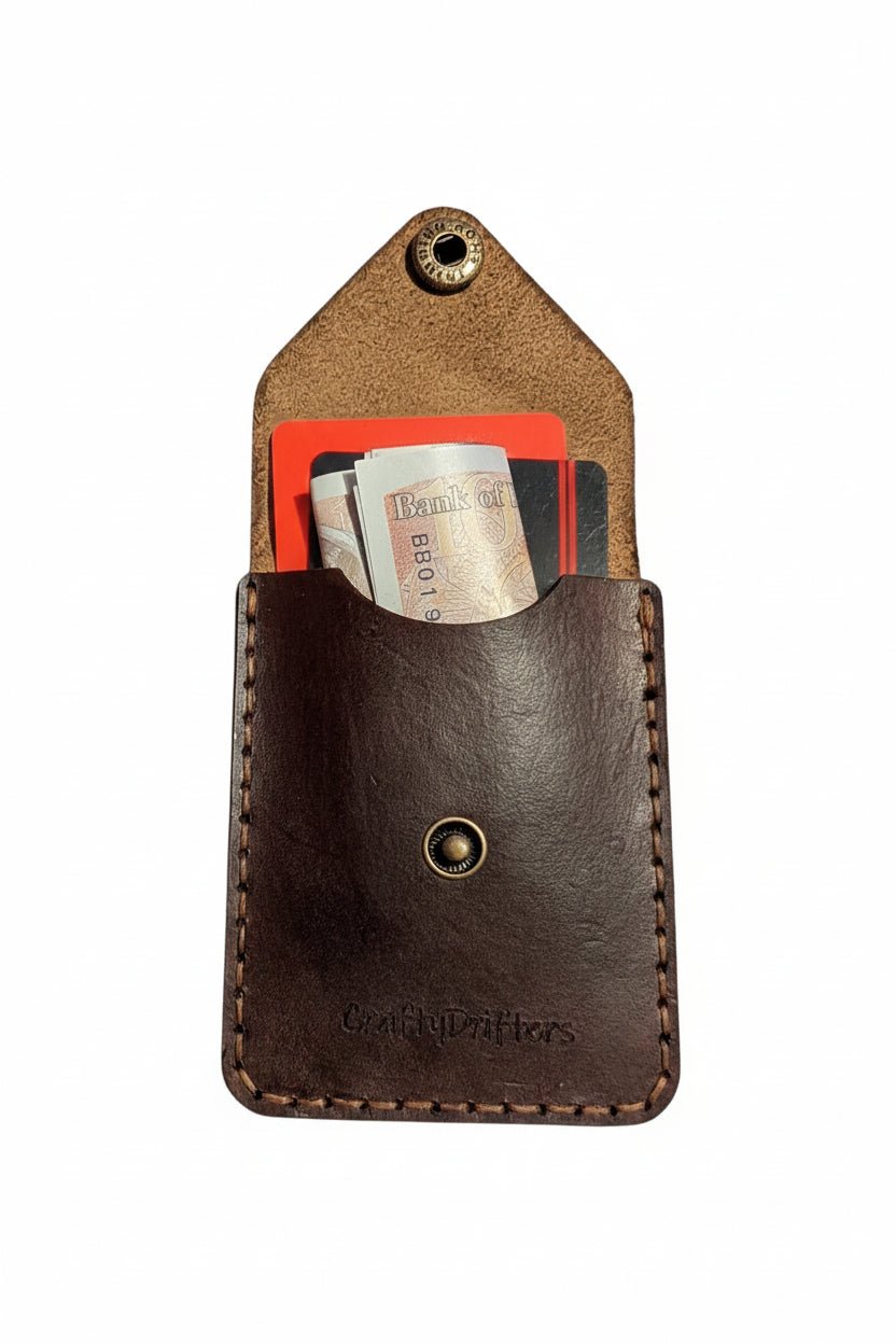 Card cash sleeve with rear card pocket - CraftyDrifters Cornwall