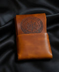 Compact Stitch Free Wallet in Tan - CraftyDrifters Cornwall