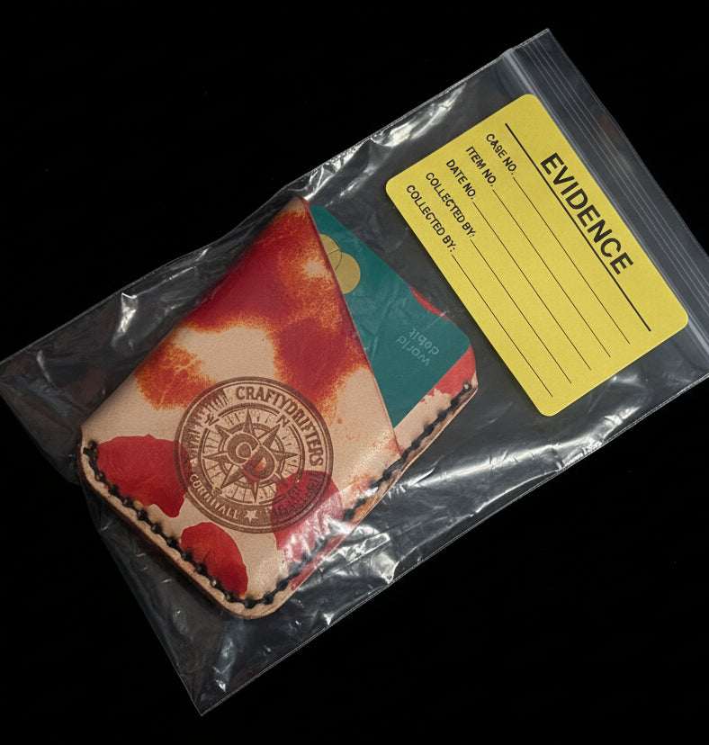 CSI investigation wallet leather card wraps wallet - CraftyDrifters Cornwall