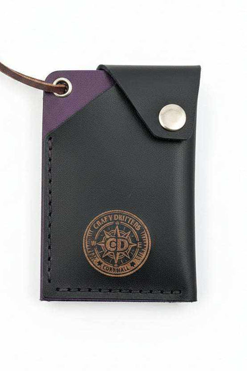 compact flap top card holder for adventure and everyday carry