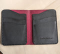 Full Grain Leather Bi - fold Wallet - CraftyDrifters Cornwall