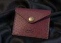 Hand crafted pebble leather bi - fold wallet - CraftyDrifters Cornwall