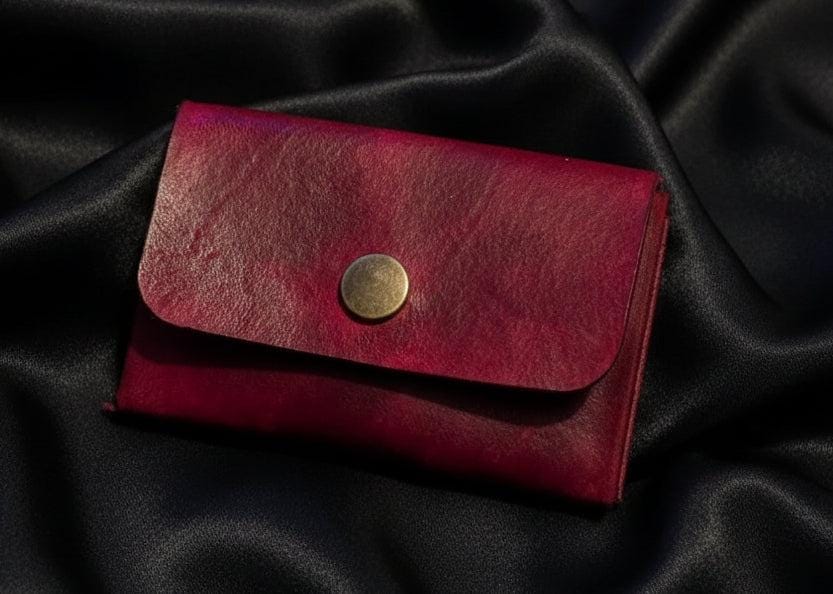 Handmade leather Card wallet, Stitch Free made in the Uk - CraftyDrifters Cornwall
