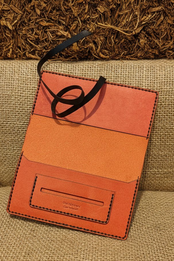 Leather Tobacco pouch (holds 50g pack) - CraftyDrifters Cornwall