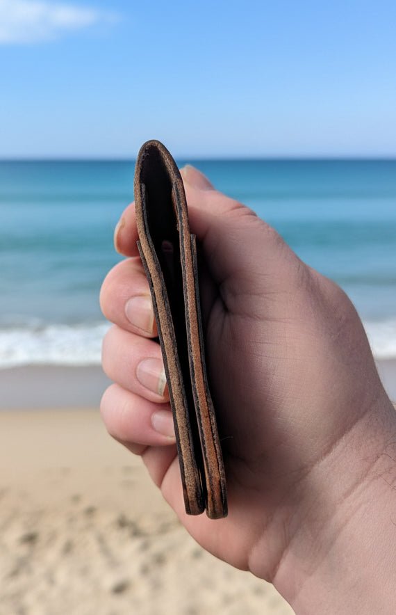 Micro Bi - fold Card Wallet - CraftyDrifters Cornwall