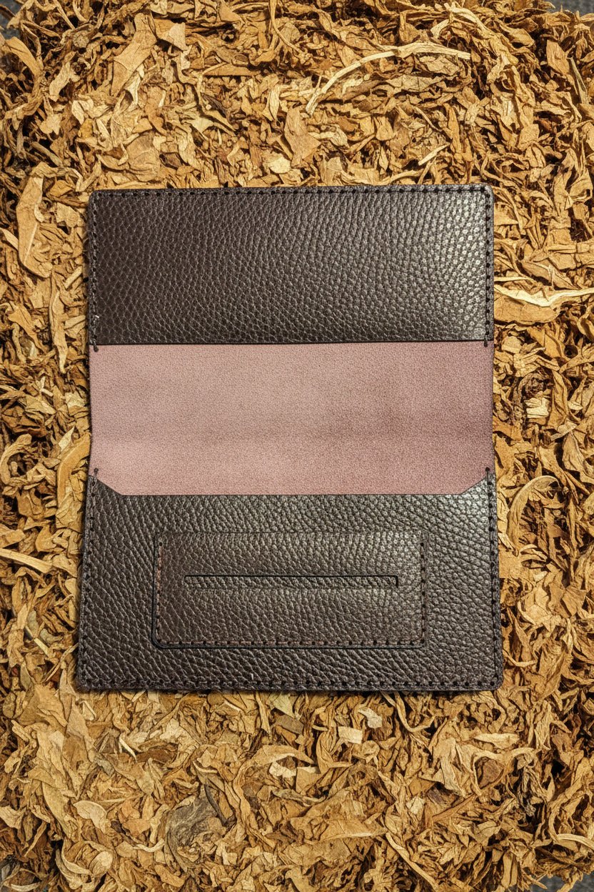 Pebble Leather, Tobacco Pouch - CraftyDrifters Cornwall
