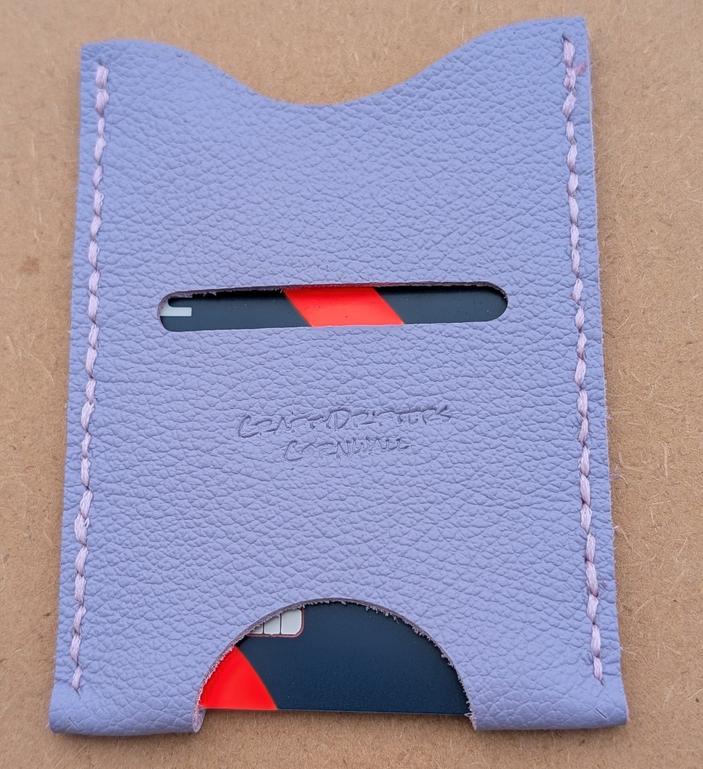 Handmade minimilist card/cash sleeve