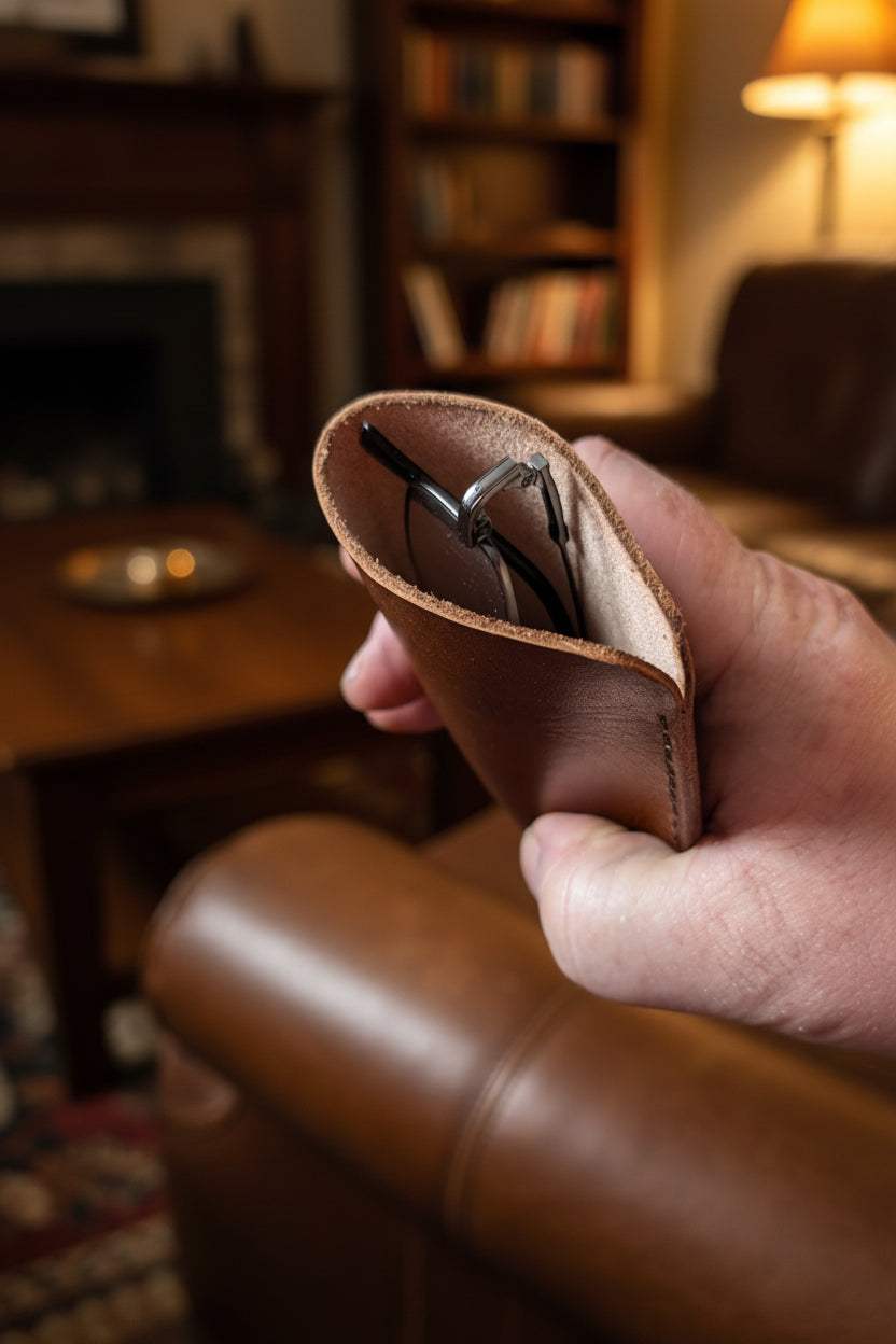 Leather Glasses Sleeve