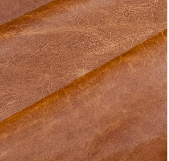 Hand sewn waxed leather glasses case