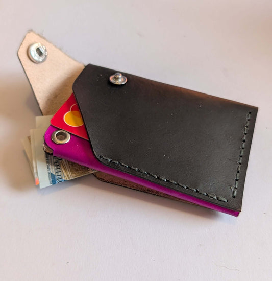 Minimilist Adventurers Leather Card wrap
