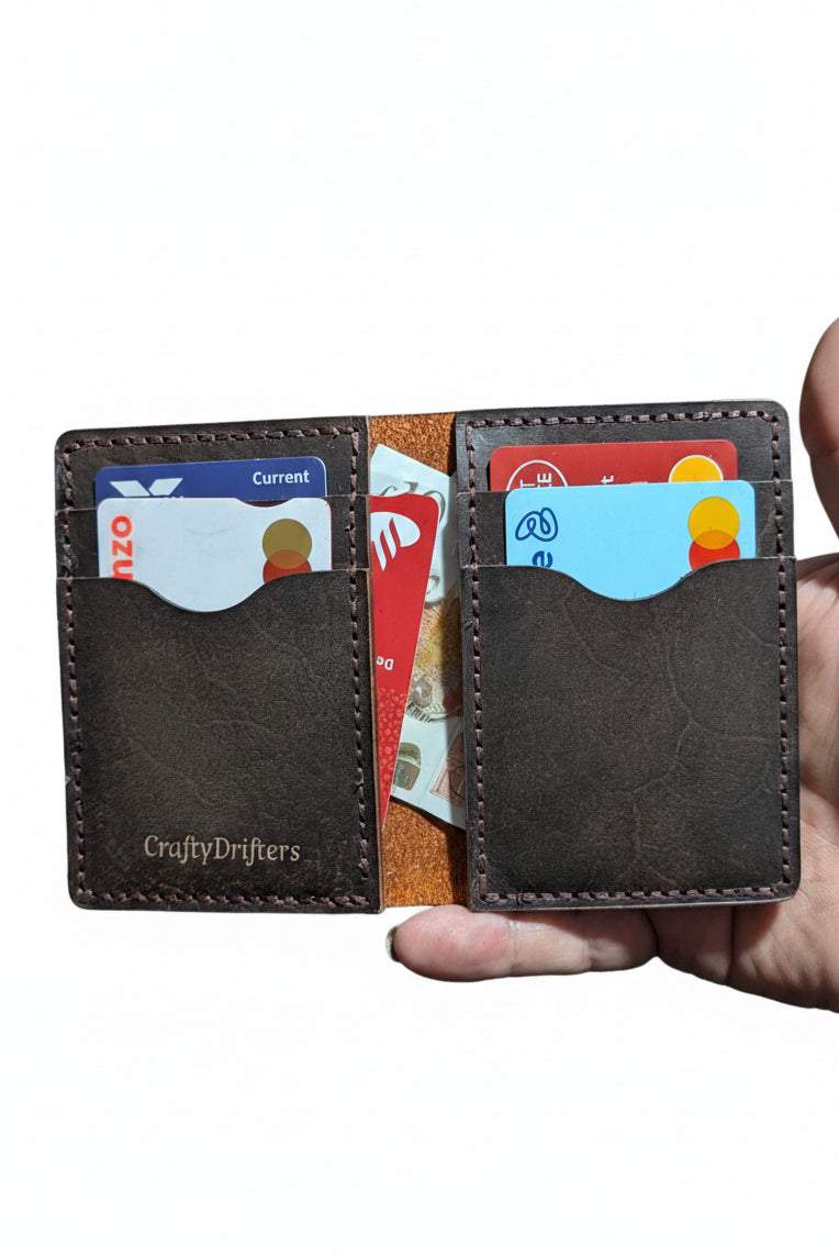 The Fistral Wallet. Cordovan Brown