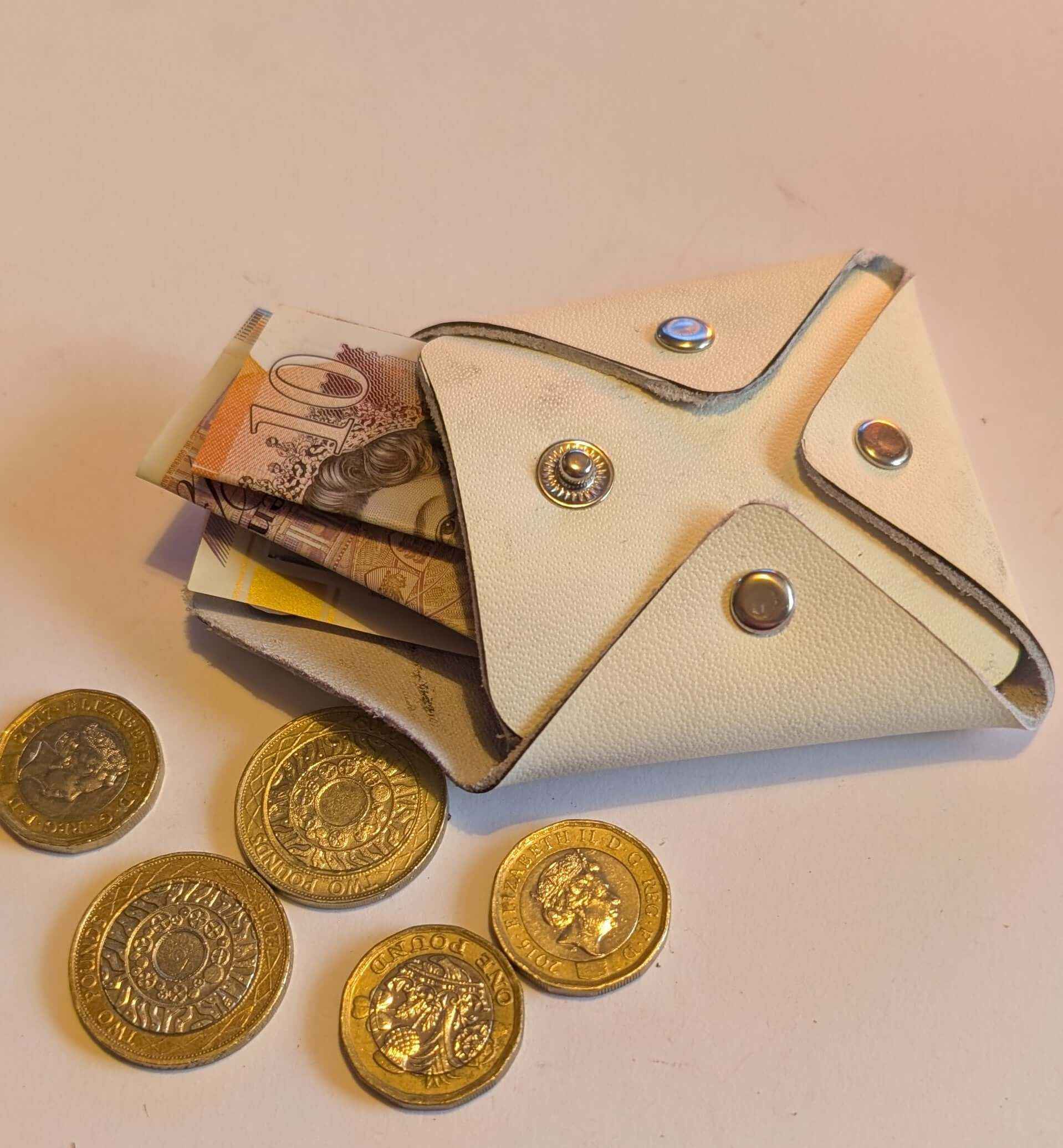 Stitch Free Leather Coin Purse