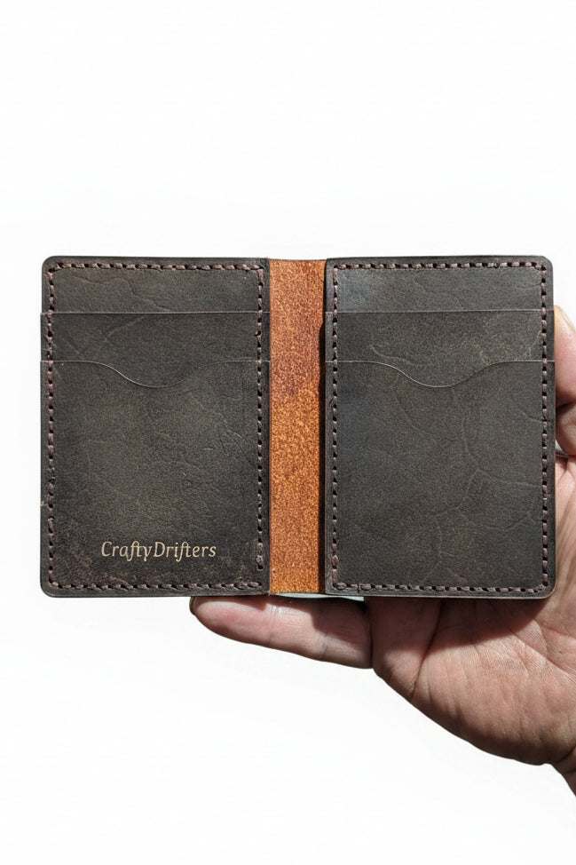 The Fistral Wallet. Cordovan Brown