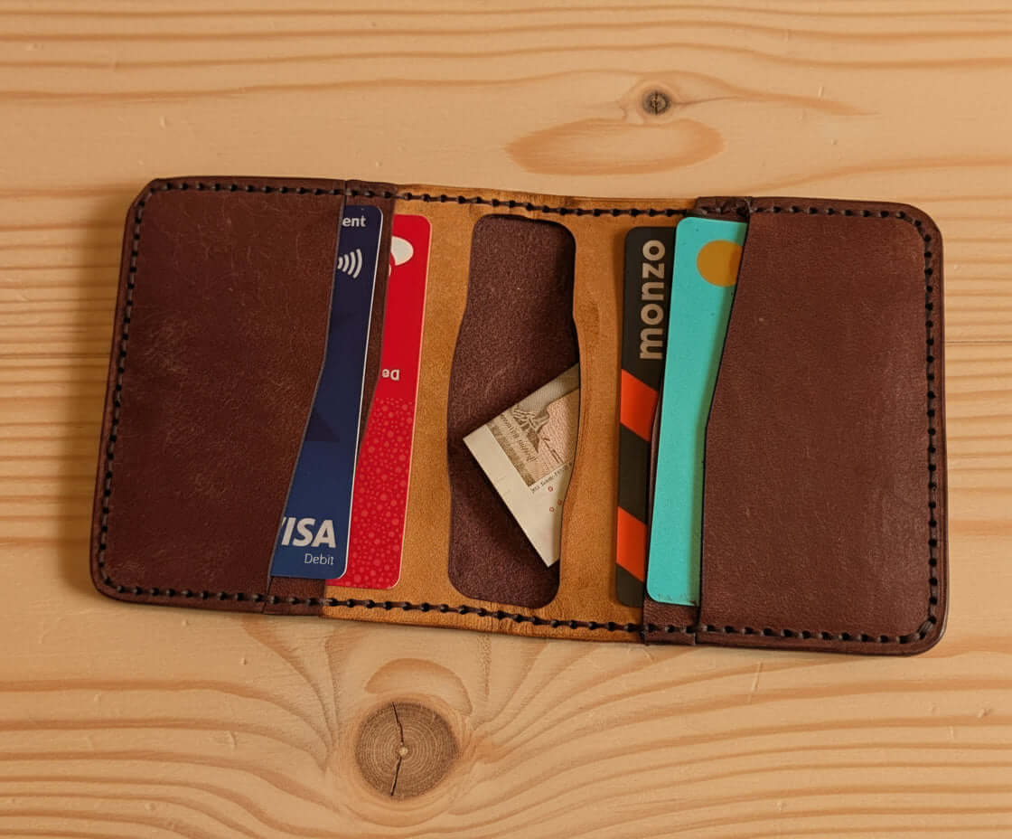 6 Pocket Bi-Fold card cash wallet