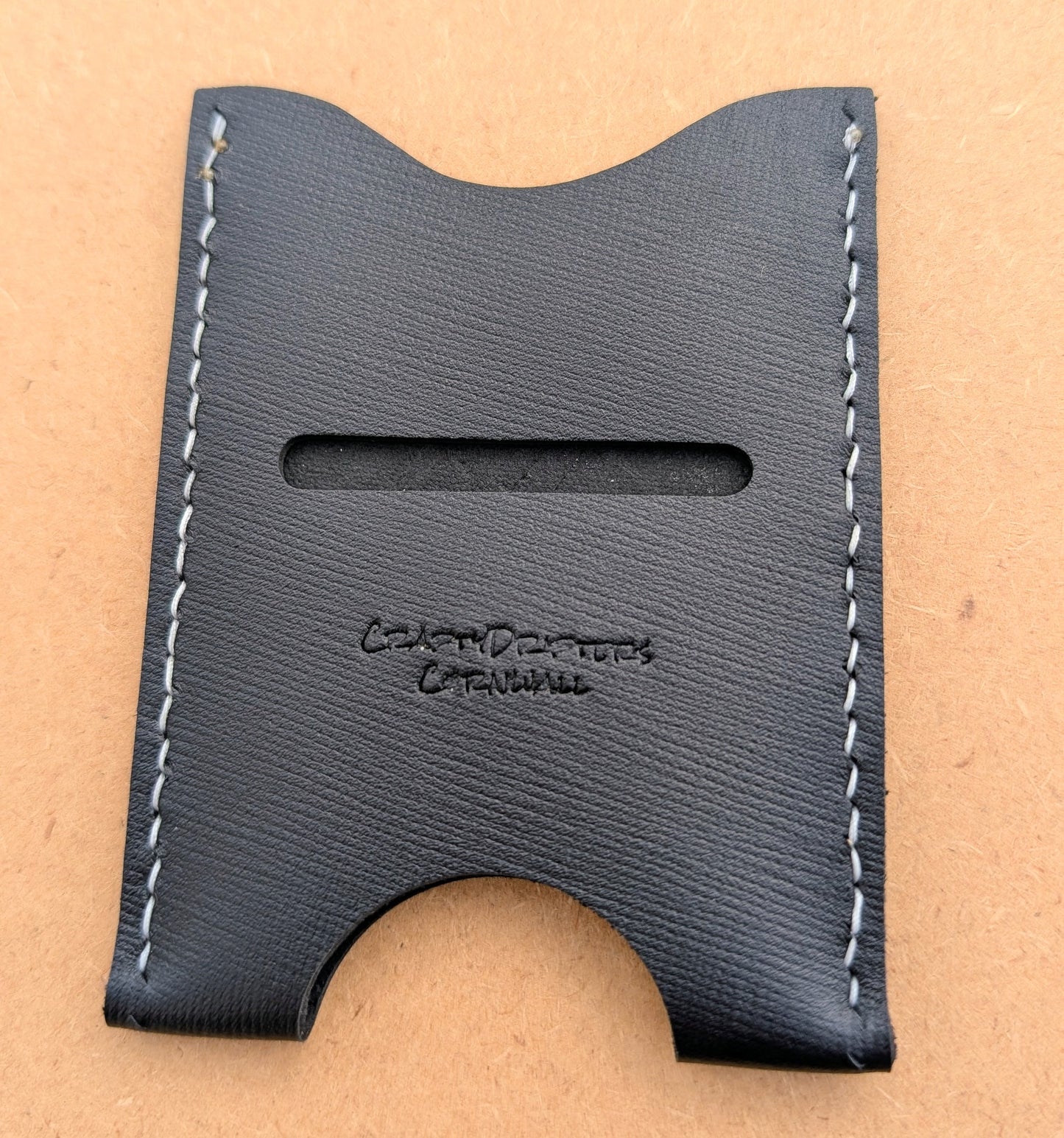 Handmade minimilist card/cash sleeve