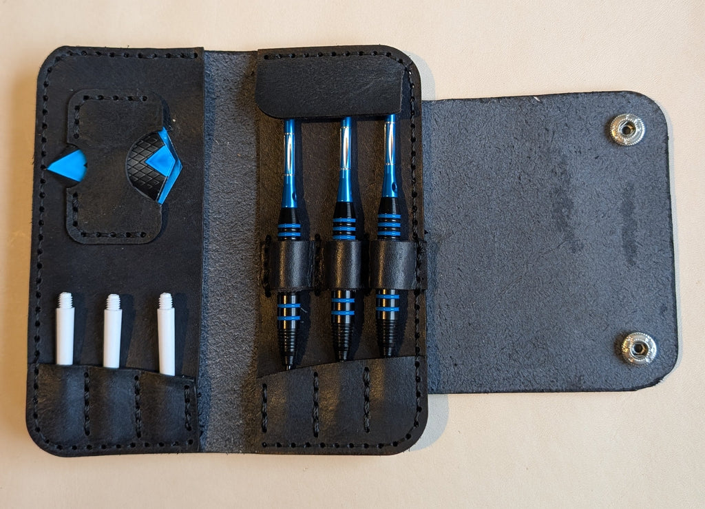Premium Leather Darts Case by Craftydrifters