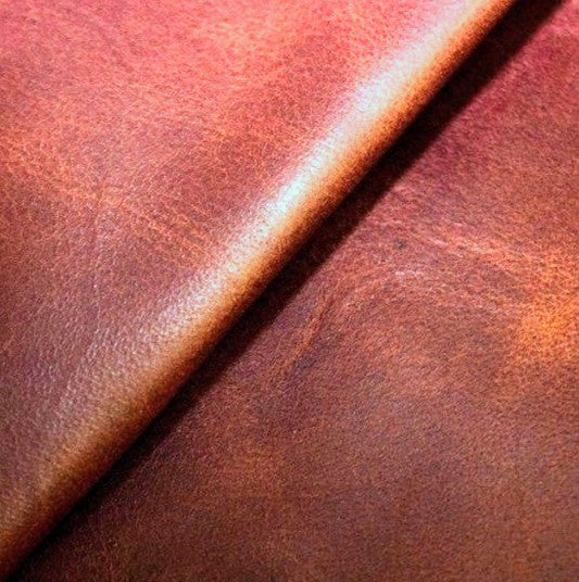 Hand sewn waxed leather glasses case