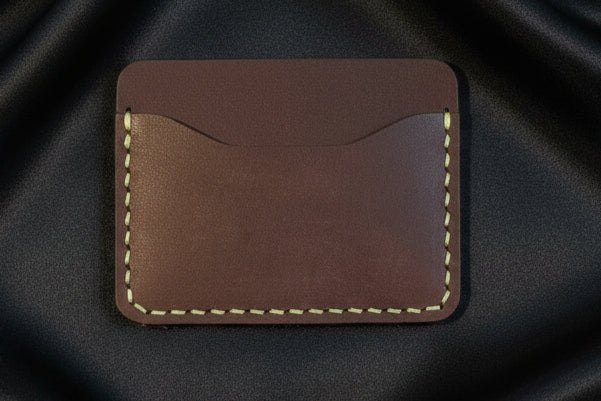 Slimline Four Pocket Italian Leather Bi - Fold - CraftyDrifters Cornwall