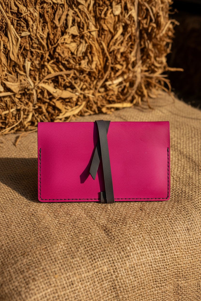 Tobacco pouch,handmade soft full grain leather - CraftyDrifters Cornwall