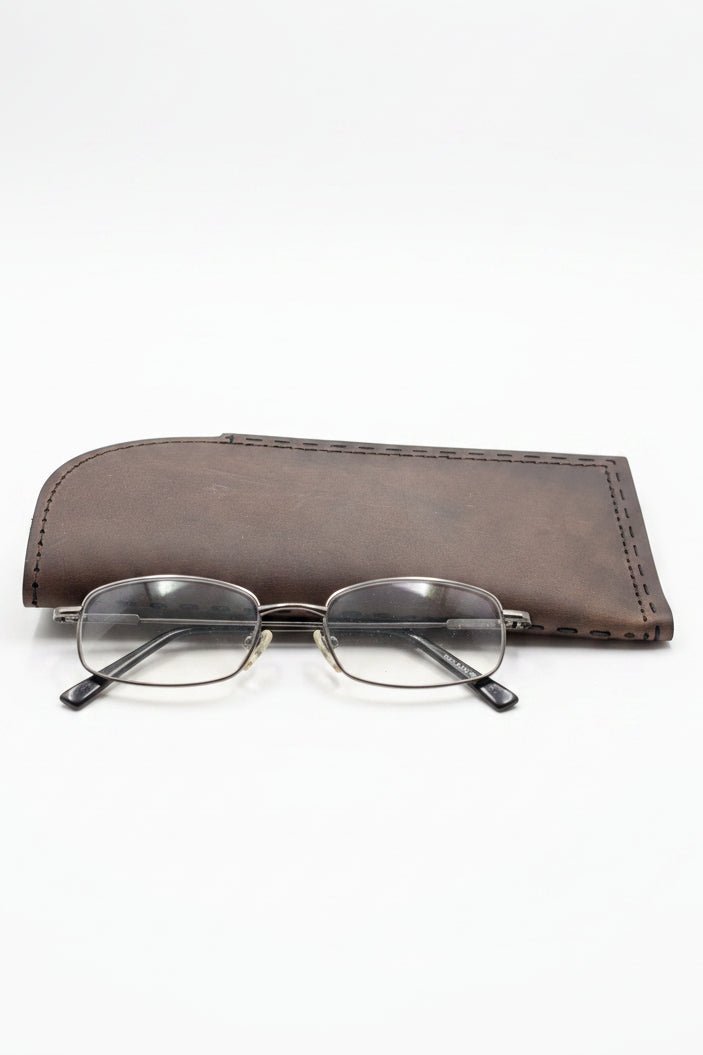 Wax Leather Glasses Case - CraftyDrifters Cornwall