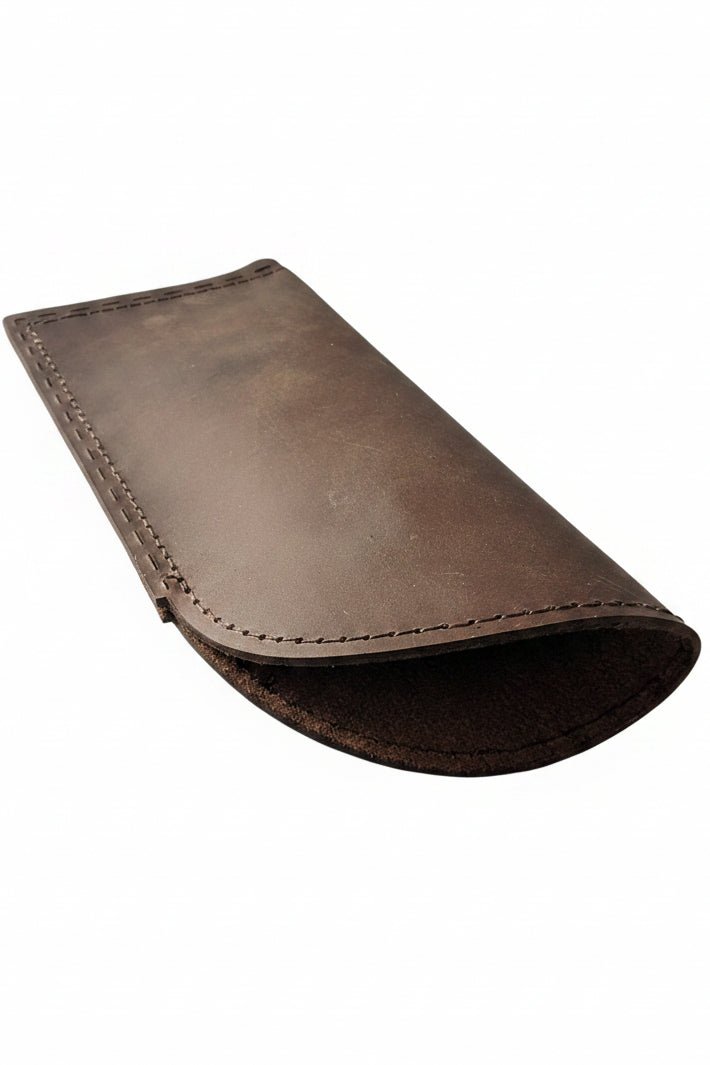 Wax Leather Glasses Case - CraftyDrifters Cornwall