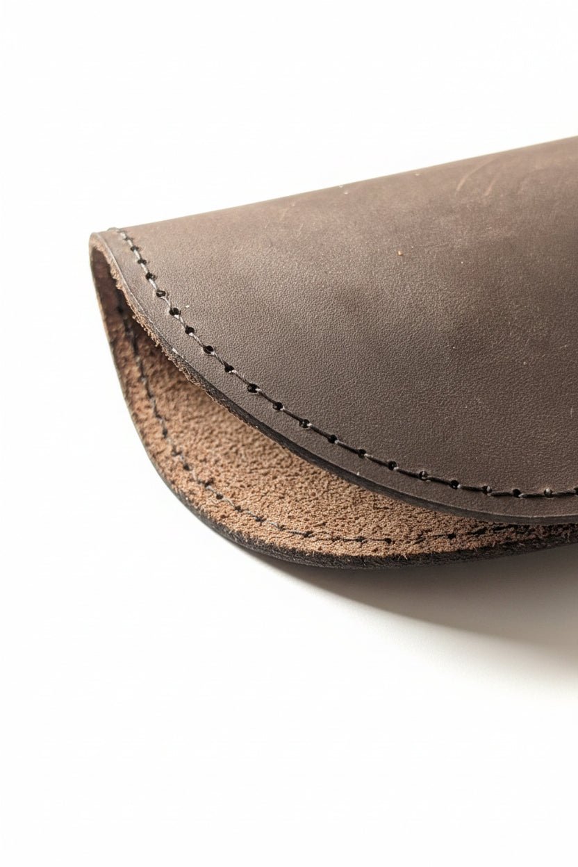 Wax Leather Glasses Case - CraftyDrifters Cornwall